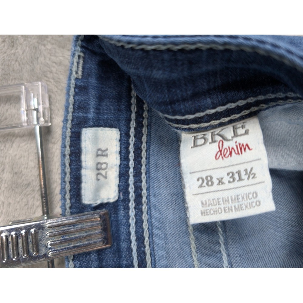 BKE Stella Low Rise Bootcut Jeans Rodeo Distressed - Picture 7 of 8